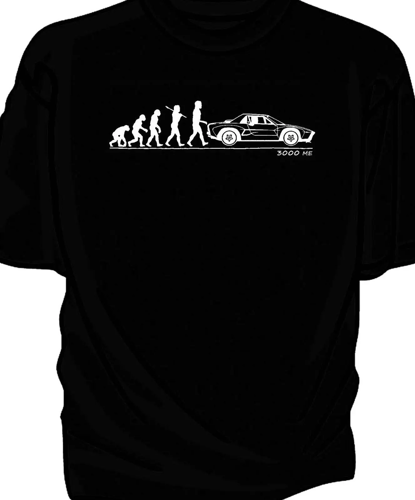 

High Quality 2019 Summer New Costumes for Men 'Evolution of Man' Classic Car T-Shirt. Ac 3000Me Band T Shirts