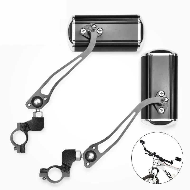 Зеркало заднего вида на руль с широким зрением гибкое регулируемое зеркало