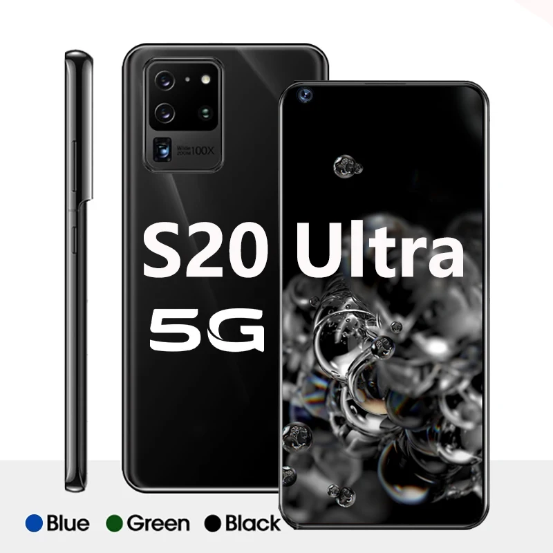 Tel&eacute;fono Inteligente S20 Ultra, 5G, 5000 mAh, Android 10, versi&oacute;n Global, 12G, 512GB, 7,2 pulgadas, desbloqueado-0