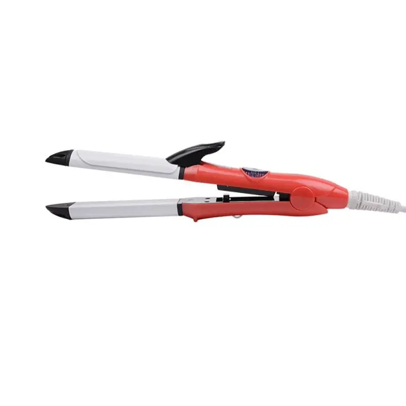 Электрическая плойка двойного назначения волнистая прямая с большим волнистым