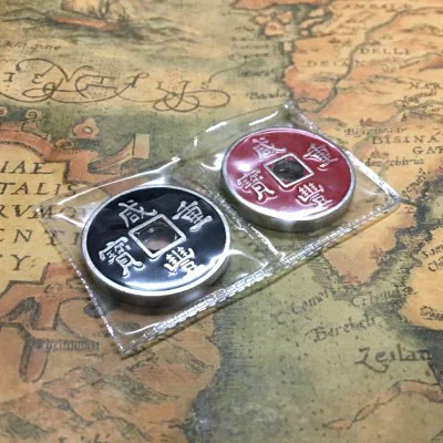 Прыгающие традиционные китайские монеты магический трюк приближение иллюзии