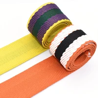 cotton webbing belt striated 1 5 webbing jacquard ribbon bag crafts accessories textile sewing accessories for bag strap sewing