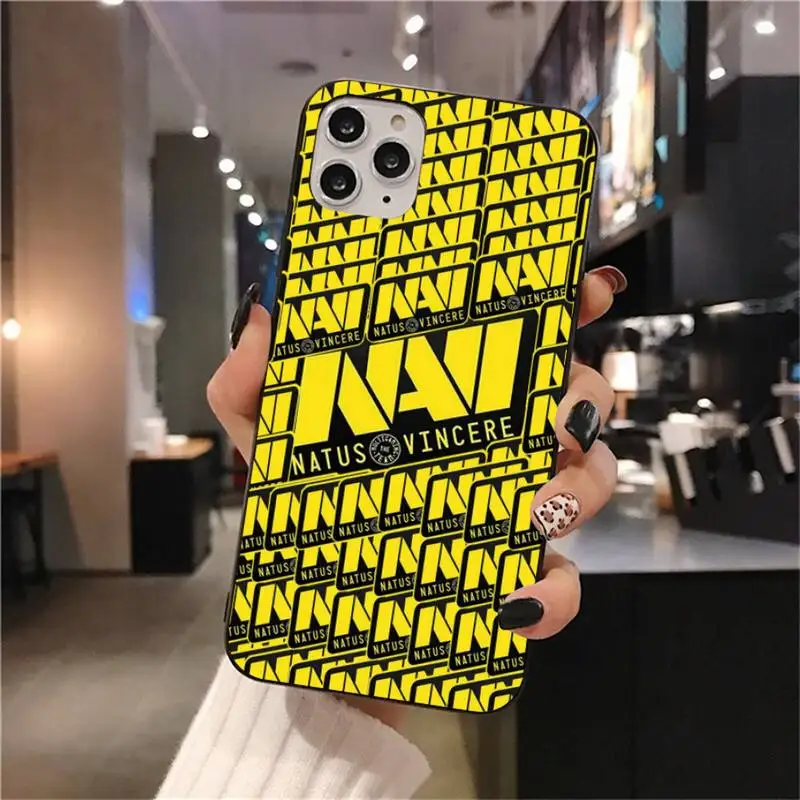 Черный мягкий чехол natus vincere navi для iPhone 11 pro XS MAX 8 7 6 6S Plus X 5S SE 2020 XR|Бамперы| |