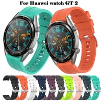 sport silicone 22mm watch band strap for huawei watch gt 2 46mm smartwatch replacement wristband for huawei watch gt 42mm 46mm