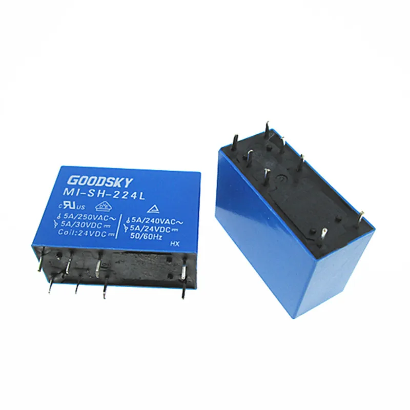 Горячая Распродажа новинка реле Φ 24 В постоянного тока рандомный 224L GOODSKY DIP8|Реле| |