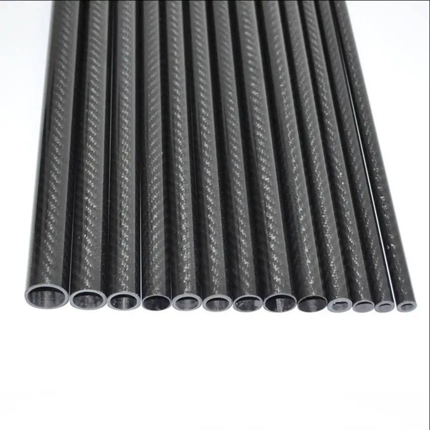 

Fast shipping to USA od 20MM X id 14MM X 1000MM Twill Glossy 3K Carbon Fiber Tube used for Airgun /Air rifle 20x14x1000