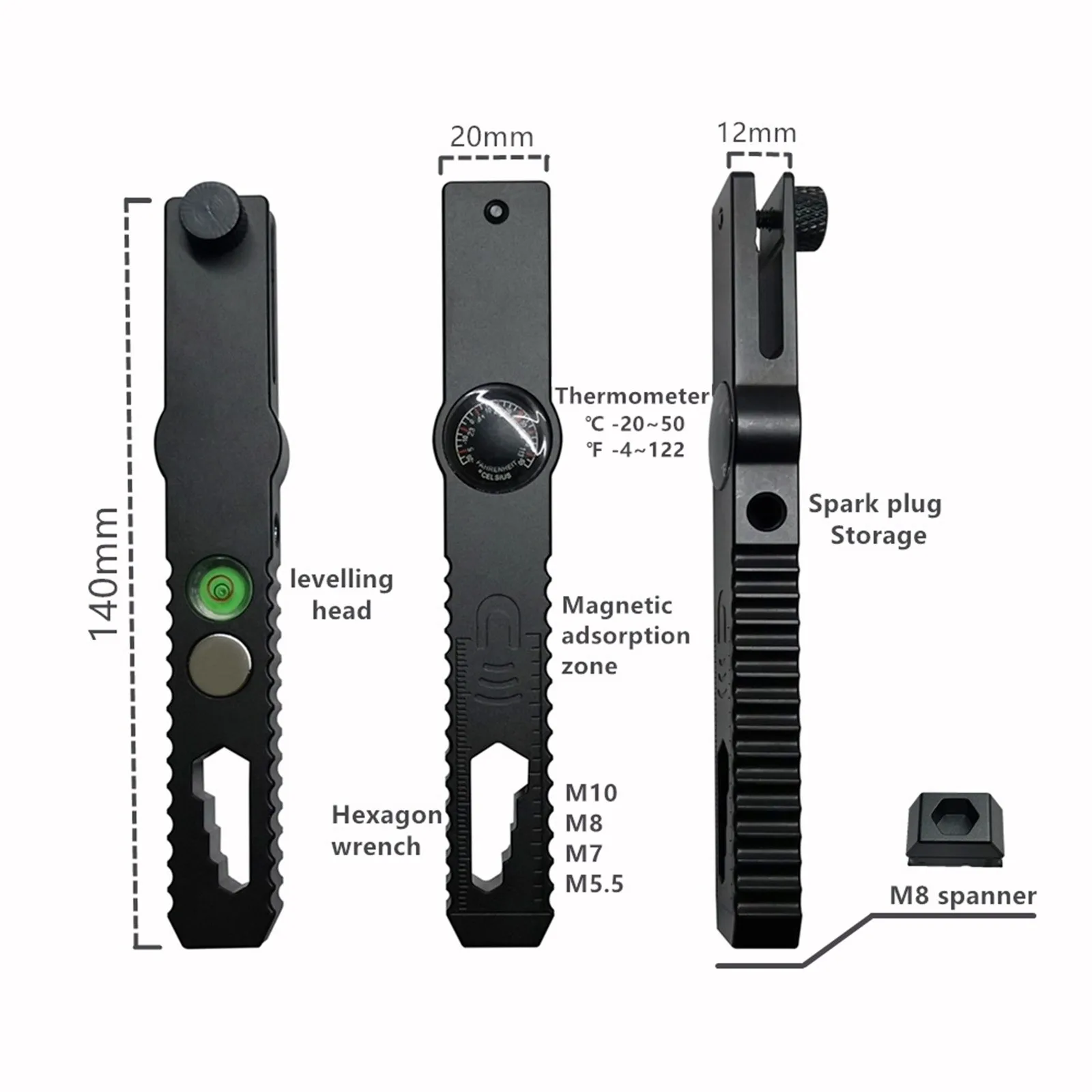 

For DJI FPV Multifunctional Aircraft Remote Control Metal Support Emergency Tool