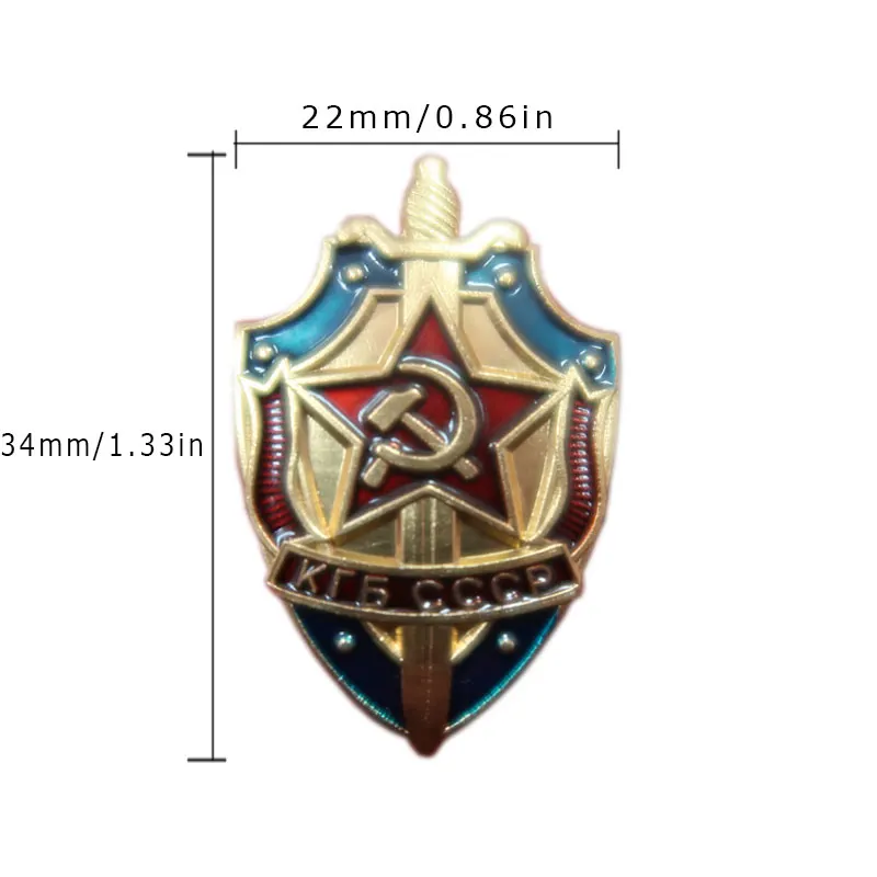 CCCP СССР NKVD военный значок победы КГБ металл красная звезда коллекция булавки Вторая мировая война