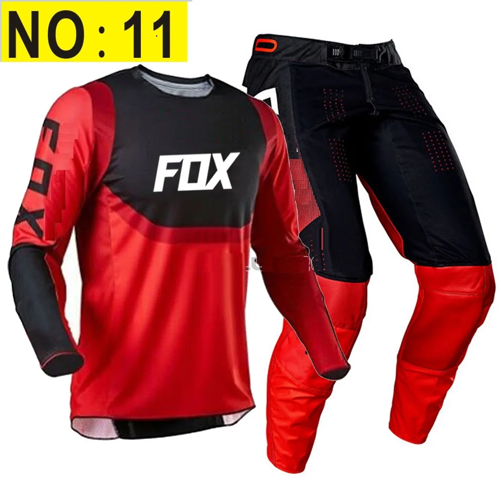 

2021 MX ATV fox 180/360 motocross jersey and pants set mx bmx motorbike clothing Off road dirt bike Racing suit gear set enduro