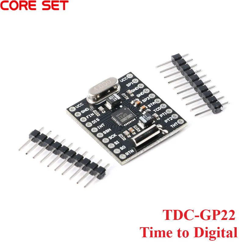 

TDC-GP22 Time to Digital Converter GP22 Time Digital Converter Module 4 Wire 2-Channel SPI Interface For Ultrasonic Water Meter