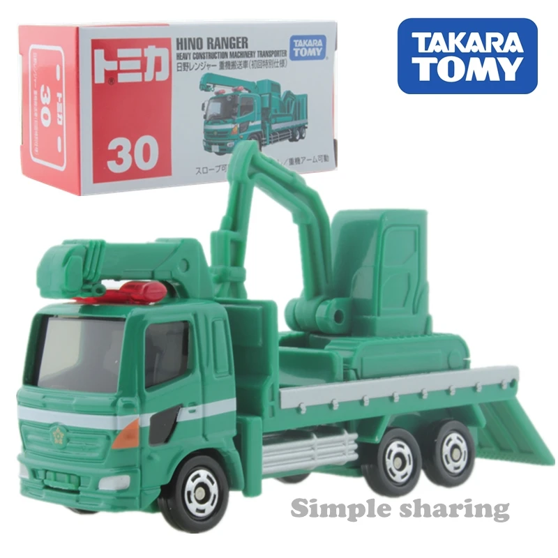 Takara Tomy Tomica No.30 Hino Ranger тяжелое оборудование транспортное средство грузовик литые