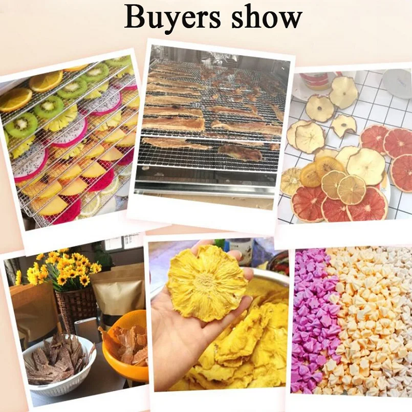 Дегидраторы для пищевых продуктов из нержавеющей стали домашнего сушеных