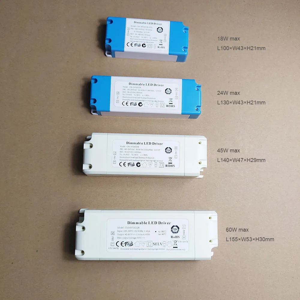 Dimmable с ведущим/затемнитель задней кромки Triac затемнение светодиодный драйвер