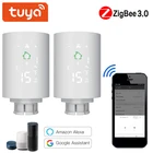 Программируемый Мини-термостат Tuya ZigBee3.0 с голосовым управлением и поддержкой Alexa