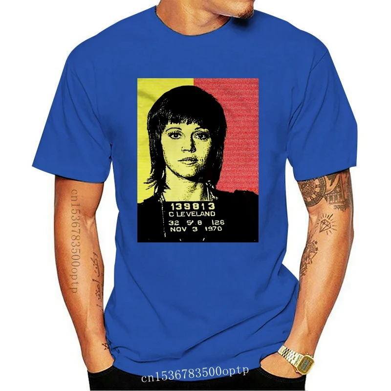 

Новинка 2021, футболка Jane Fonda, женская черная футболка