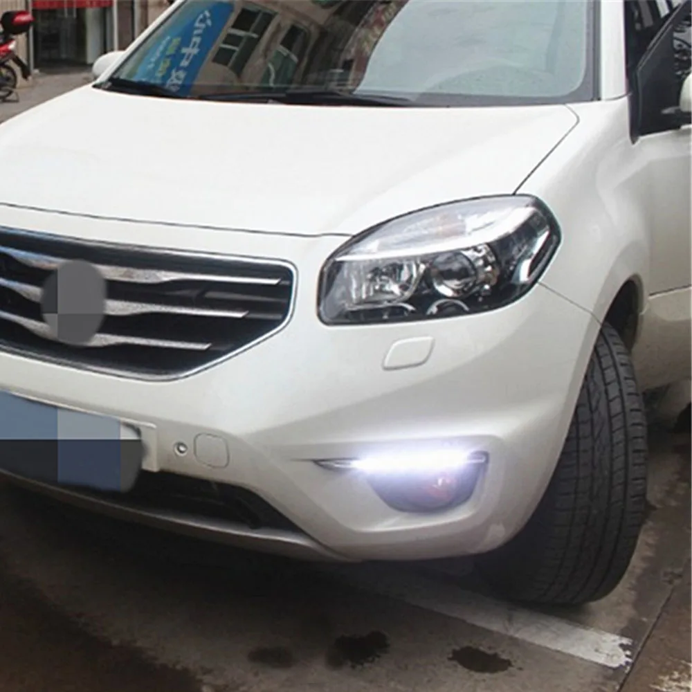 Автомобильные мигающие огни 1 комплект для Renault koleos 2011 2012 2013 2014 светодиодные