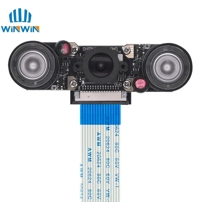 Модуль камеры ночного видения Raspberry Pi 4 Fisheye веб-камера 5 Мп OV5647 с инфракрасным