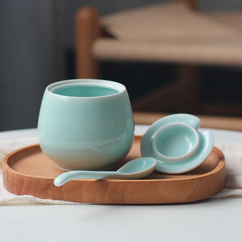 Кухня хранения керамики банки приправа банка для специй коробка набор бутылка