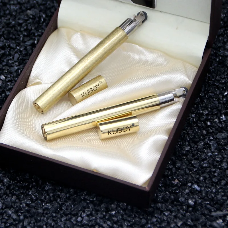 

Pure Copper Fine Cylindrical High-grade Gift Grinding Wheel Kerosene Lighter Smoke Accesoires Regalos Para Hombre Originales