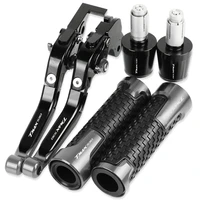 tmax 530 motorcycle aluminum brake clutch levers handlebar hand grips ends for yamaha tmax530 2001 2002 2003 2004 2005 2006 2007