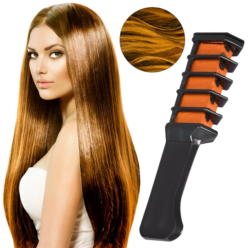 

Гребень для волос одноразовый, 6 цветов, временный цвет волос