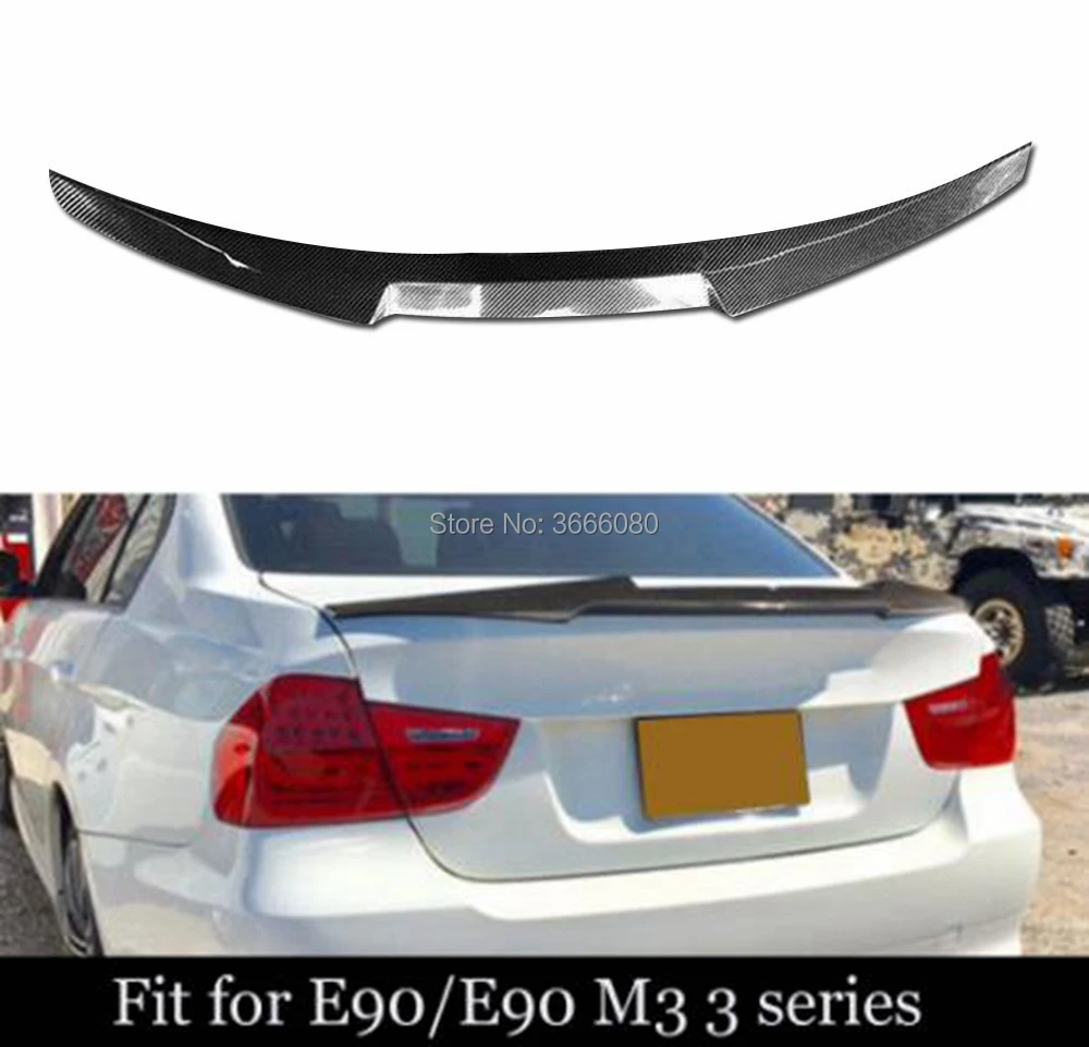 Автомобильный Стайлинг M4 Стиль углеродное волокно задний спойлер на крышу