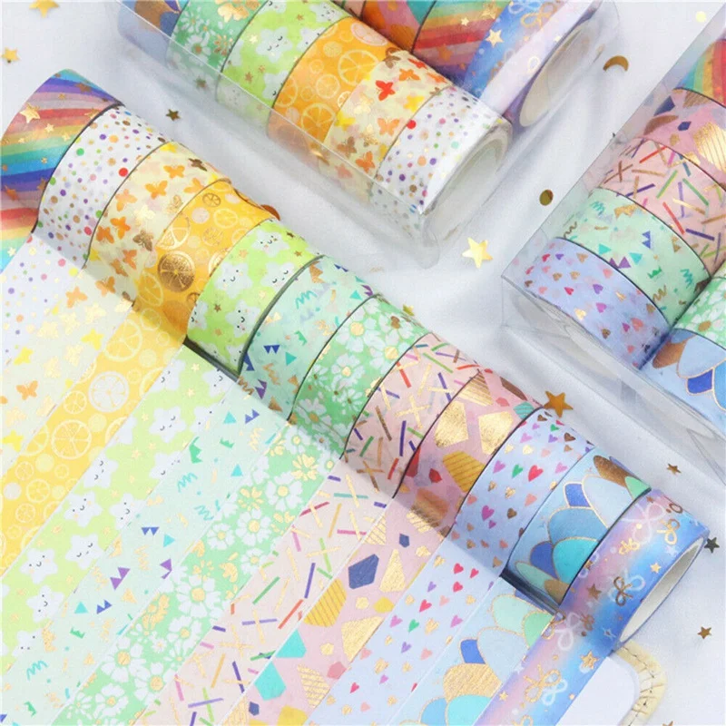 

12X Japanese Washi Tape Sticker Scrapbooking Adhesive Paper Stationery Album DIY