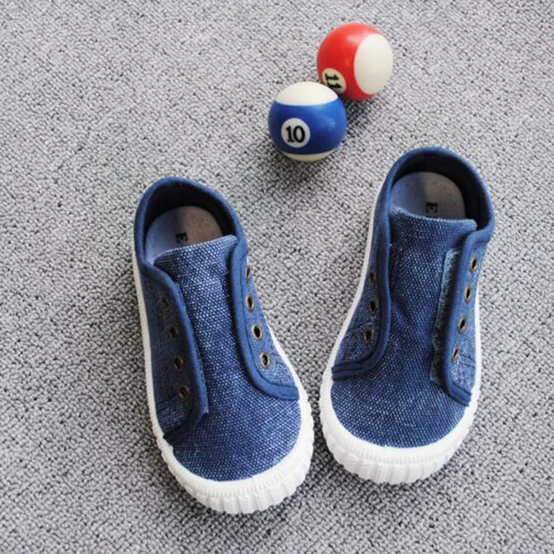 Модная парусиновая дышащая удобная повседневная обувь для мальчиков с мягкой
