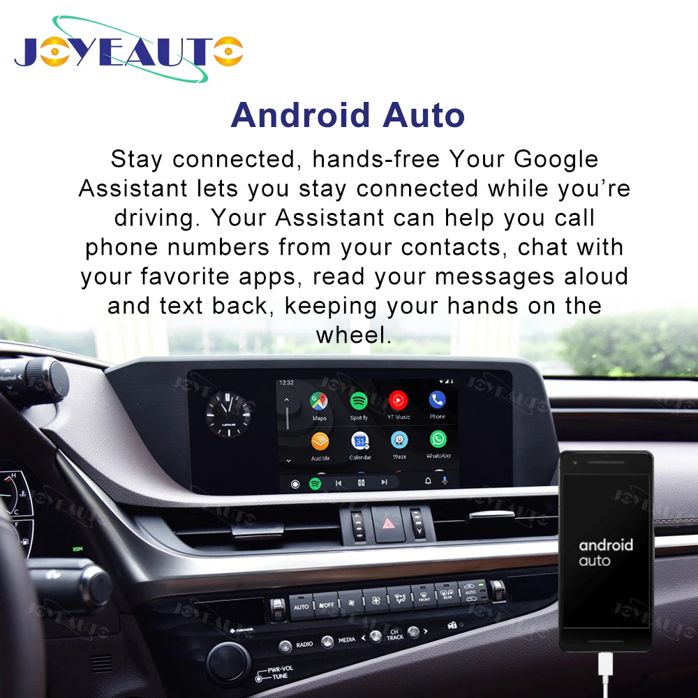 Беспроводная камера Joyeauto Apple Carplay для Lexus ES 2018 2019 Android автозеркалирование