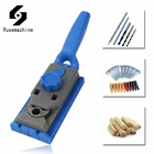 Набор направляющих для сверления отверстий 681012 мм, направляющая для сверления с ручкой, маркировочная установка для прямых Наклонных Отверстий, инструменты для столярных работ