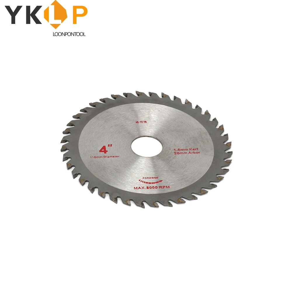 4 дюймовое твердосплавное круглое лезвие для ДСП фанерный режущий диск 30/40