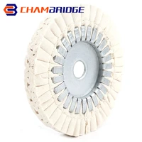 1pc 6inch 150mm cotton airway buffing wheel 150x22mm 150x14mm cloth open bias polishing buffs wheel white