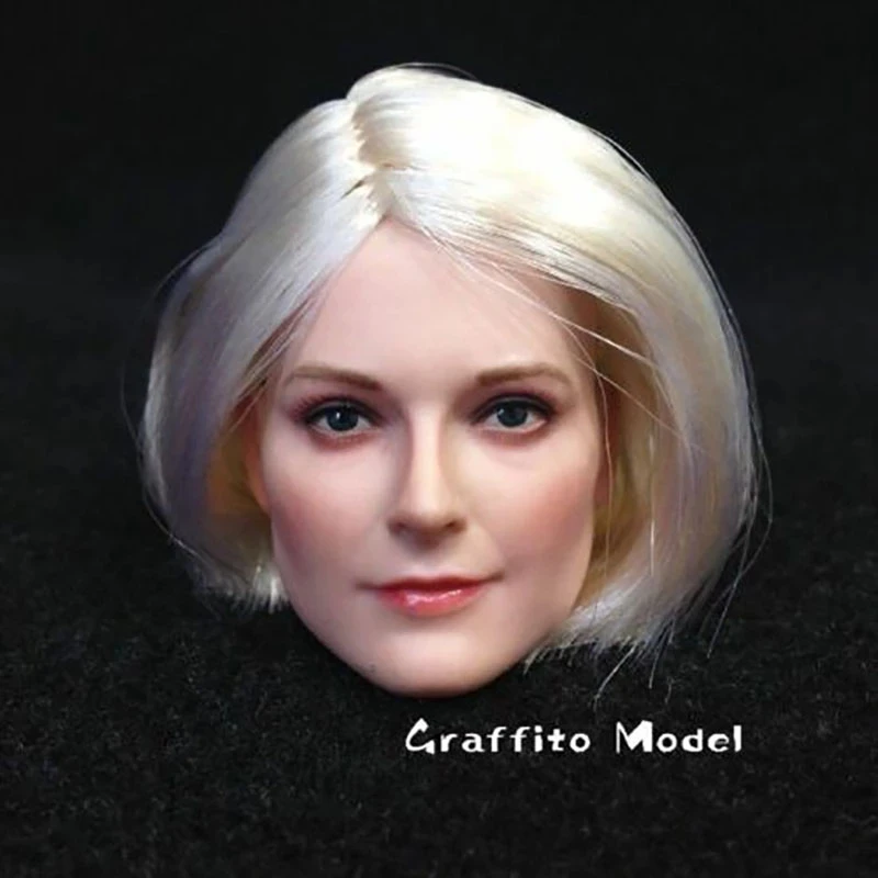 

DSTOYS 1/6 красивая голова, лепка, резьба, модель D-001A Fit 12 дюймов, Женская экшн-фигурка солдата