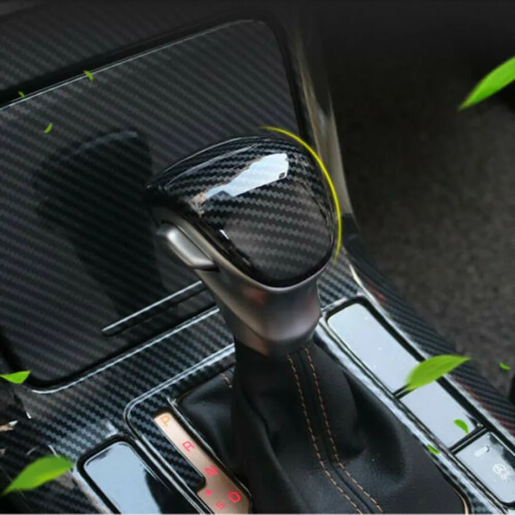 

1* Shift Cover 2019-2021 Accessories Car Carbon Fiber Gear Interior Knob