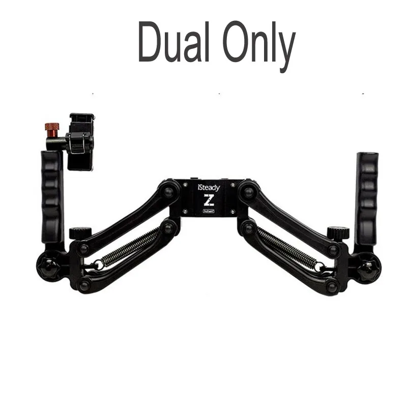 dual handle only Hohem iSteady Шестерни 3-осевой ручной шарнирный стабилизатор для камеры GoPro на весну кран с двойной ручкой для DSLR Mirroless Камера для SonyA7 как для подарка - Цвет: dual handle only