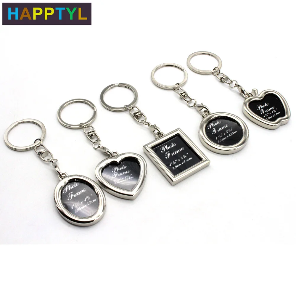 HAPPTYL 1 шт. фоторамка брелок из сплава Вставка Lovers Logo домашний декор для девушки