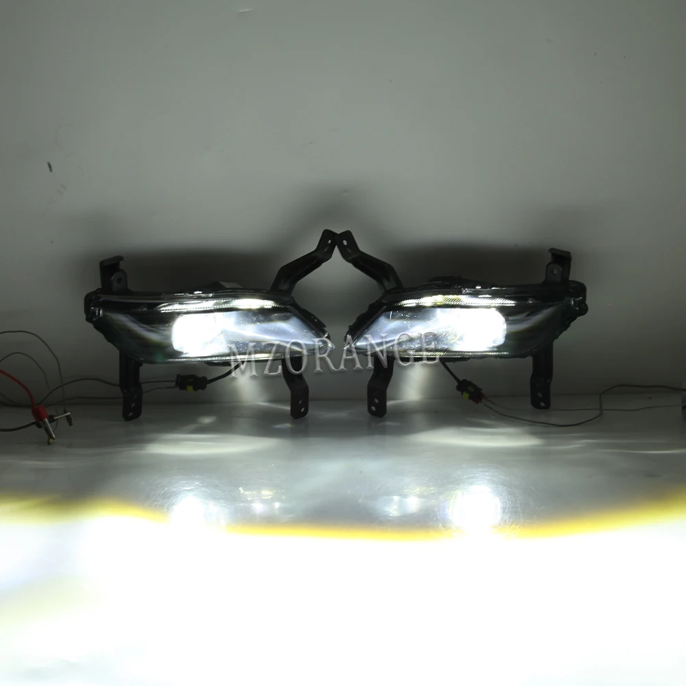 

LED DRL headlight for Hyundai Santa Fe 2019 Daytime Running Light Day Light foglights headlights Fog Lamps fog lights fog light