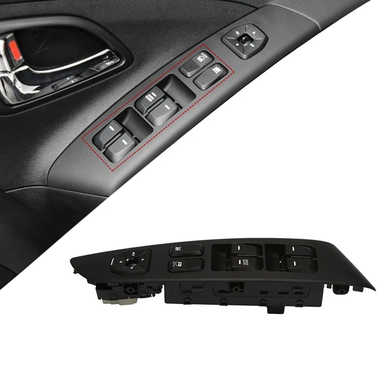

93570-2Z000 Electric Window Glass Lifting Control Switch with Panel for Hyundai IX35 TUCSON 2009-2019