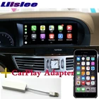 Liislee автомобильный мультимедийный плеер NAVI CarPlay для Mercedes Benz S W221 S200 2006  2013 NTG радио 10,25 дюймов GPS 4G SIM-навигация