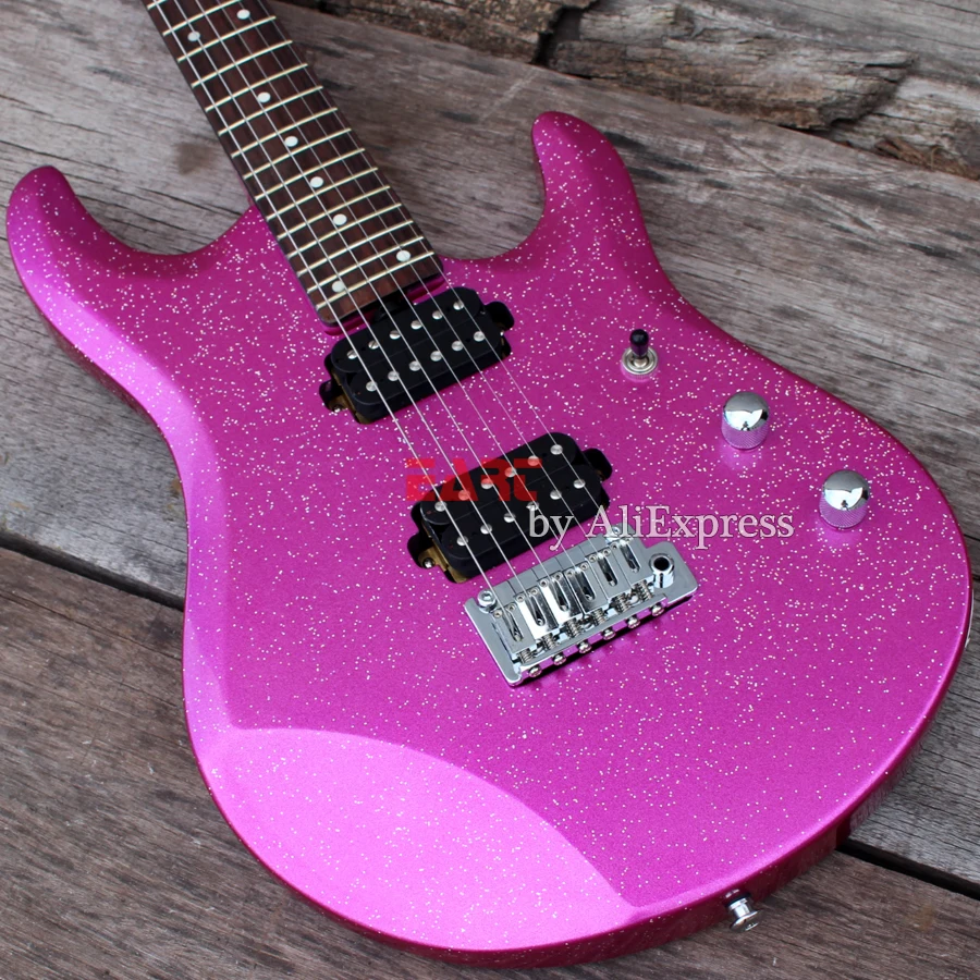 Eart фабрика custom shop Новинка JP60L металлическая фиолетовая 6 струнная электрогитара