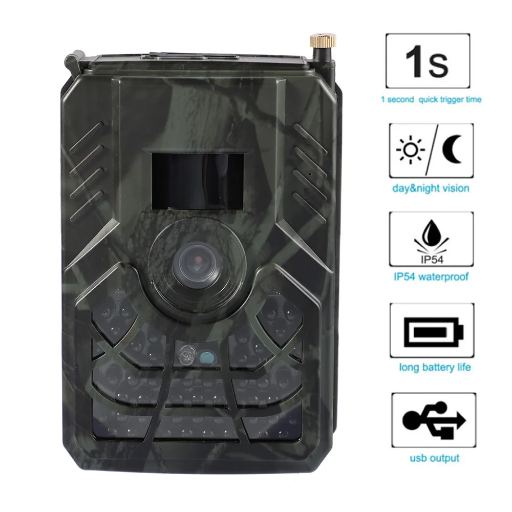 

PR300 Hunting Trail Camera 0.8s Trigger Time 120 Degrees WiFi Security Game Cam Night Infrared Vision for Scouting Wildlife
