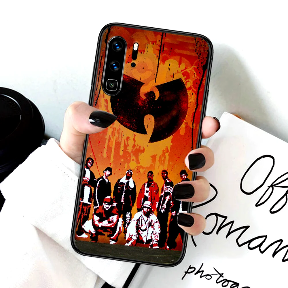 

WU-TANG CLAN Hip Hop Band Phone Case For Huawei P Mate Smart 10 20 30 40 Lite Z 2019 Pro black Shell Soft Etui Tpu Waterproof 3D