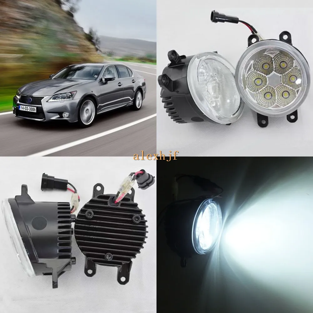 

July King 18W 6500K LED Daytime Running Lights DRL Fog Lamp case for Lexus GS350 / GS450h / GS460 2012-15, over 1260LM/pc