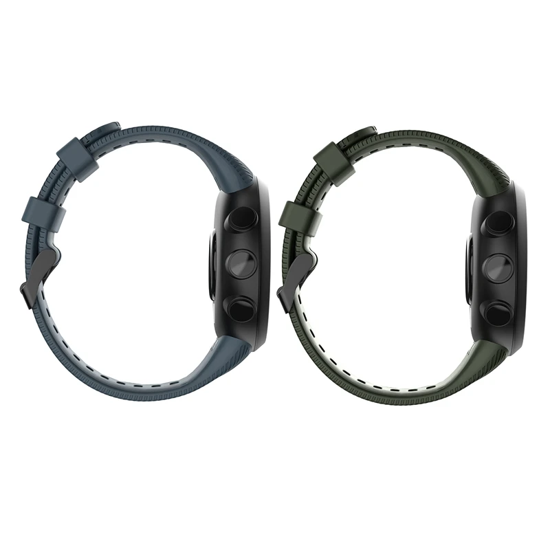 2x сменный ремешок для Garmin Forerunner GPS часы 35 силиконовый ремешок-темно-синий и