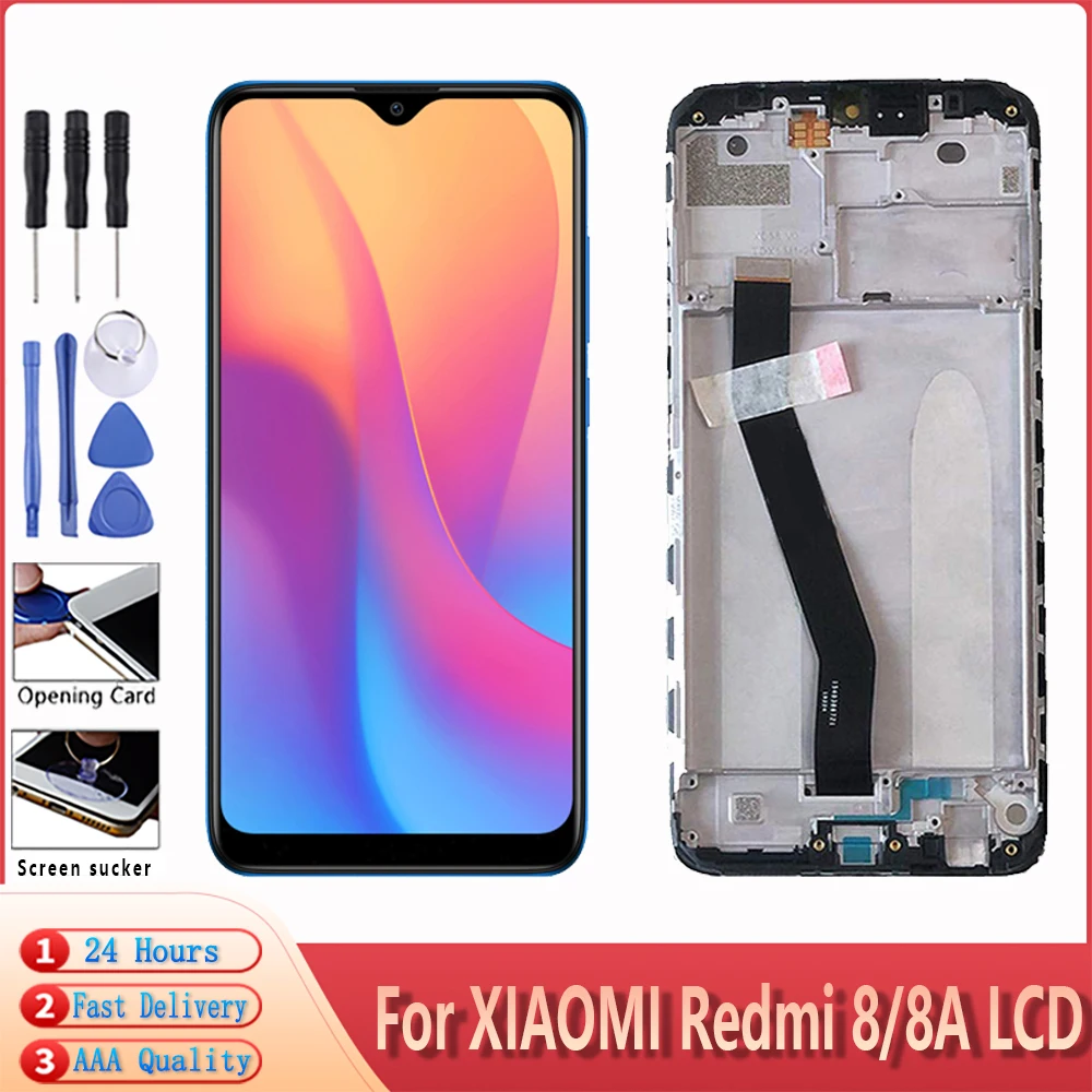 

Оригинальный ЖК-дисплей 6,2 дюйма для Xiaomi Redmi 8 8A, ЖК-дисплей, сенсорная панель, дигитайзер с рамкой для замены для Xiaomi Redmi 8