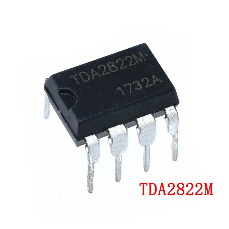 10 шт. TDA2822M DIP8 TDA2822 DIP 2822M DIP-8 новый и оригинальный IC