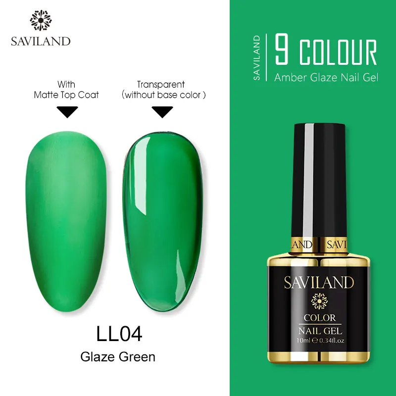 10ML LL04 SAVILAND Радужный Янтарный Гель-лак для ногтей креативный художественный Гель-лак для ногтей полупрозрачный праймер лак для ногтей - Цвет: 10ML LL04