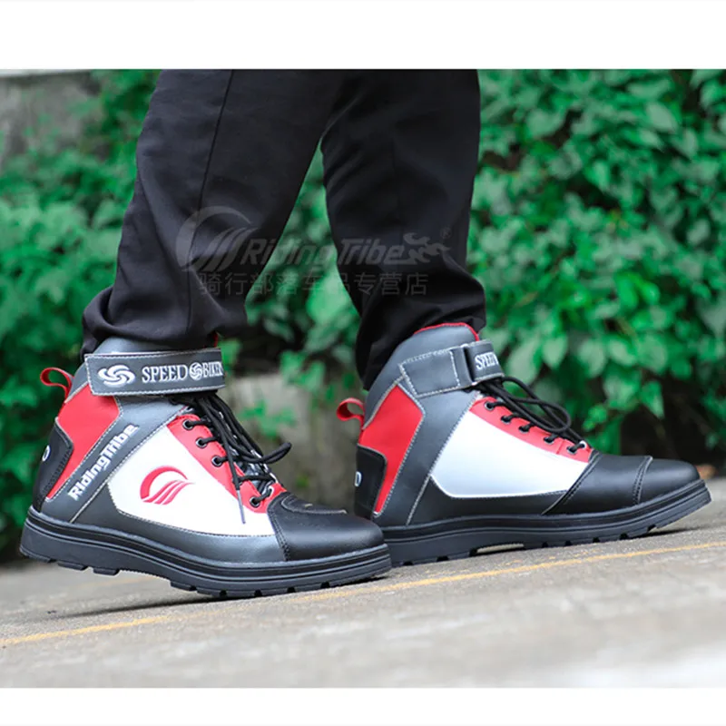 Ботинки в байкерском стиле Повседневная обувь дышащая водонепроницаемая из