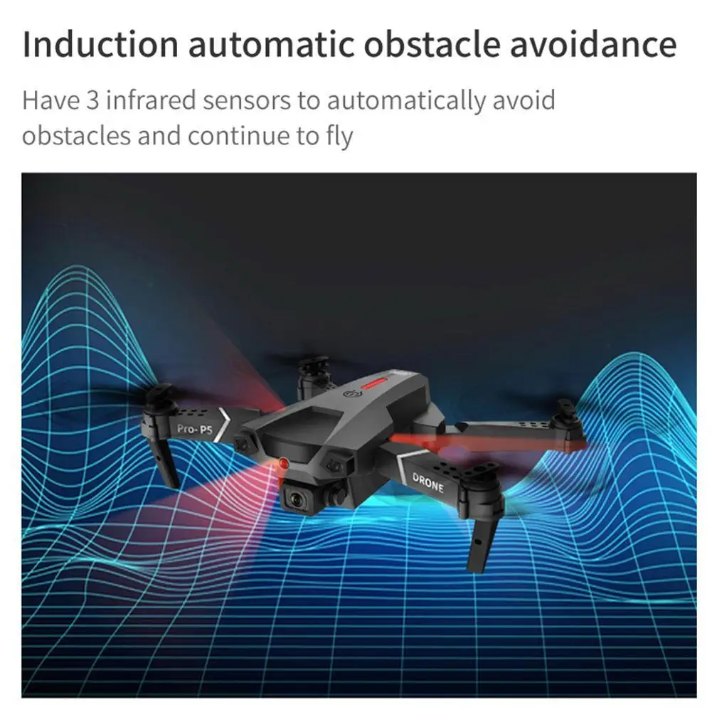 P5Drone 4K двойная камера Профессиональная аэрофотосъемка препятствия Квадрокоптер