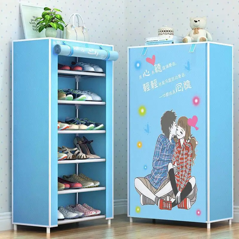 

New Non-woven Fabric Shoe Rack Hallway Storage Cabinet Organizer Shoes Shelf DIY Home Furniture